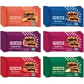 Whole Wheat Fig Bars 6 Flavor Variety Pack, Healthy Breakfast Fig Bars Variety Pack - 2 oz Bars 18 Pack