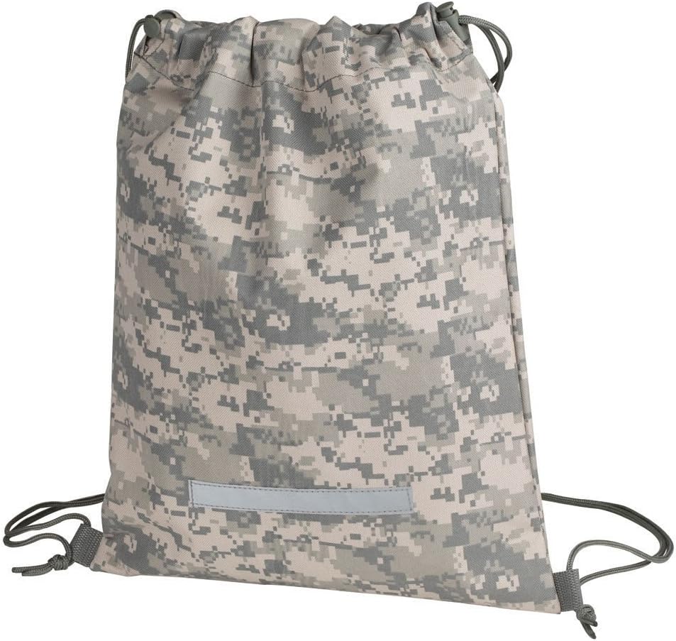 ImpecGear Heavy Duty Drawstring Backpack Camouflage Army Navy Military Sack Bag