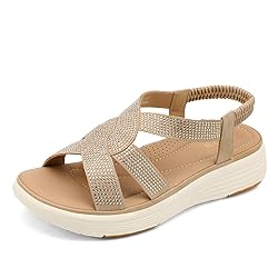UBFEN Womens Platform Sandals Comfortable