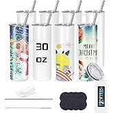 30oz Flat edge sublimation Skinny tumblers Bulk Double Wall Insulated Cups with Individually Gift Boxed and Shrink Wrap for Heat Transfer (8)