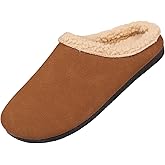 Fuzzy Slippers Women Indoor Memory Foam Warm House Shoes Fleece Lined Slip On Closed Toe Comfy Bedroom Ladies Mules Slipper