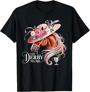 Talk Derby to me Derby Day Horse Racing T-Shirt