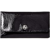 BellaTerra Cosmetics 10-Piece Makeup Brush Set – Travel Compact Vegan & Cruelty-Free Tools with Soft Synthetic Bristles – Black Handle Brushes for Foundation, Powder, Blush, Eyeshadow, and Highlight