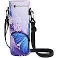 AUPET Water Bottle Bag Carrier,24oz/32oz Insulated Neoprene bottle Sling Holder Case Pouch Cover for 1000ML/750ML Bottles with Shoulder Strap for walking