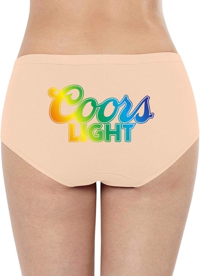 SDHAK CoorsLightGayPrideRainbowLogo Women Girls Underwear Stretch