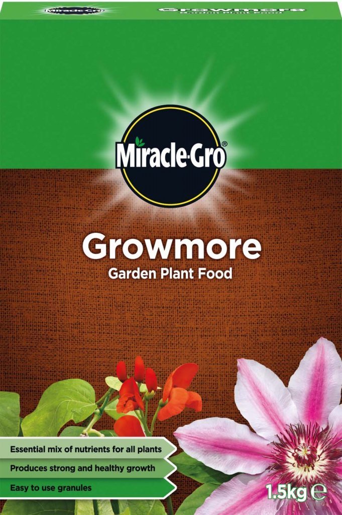 MIRACLE GRO GROWMORE GARDEN PLANT FOOD 1.5kg - BRAND NEW