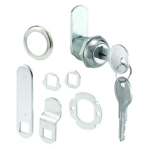 Defender Security U 9941KA Prime Line U-9941Ka Cam Lock, 2 Key, Die Cast Stainless Steel 5/8",
