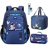 IHZZ Backpack for Boys - Schoolbag for Boys Kids Children, Boy Backpacks Set with Lunch Box and Pencil Case, mochilas escolares para niños school bags for kids