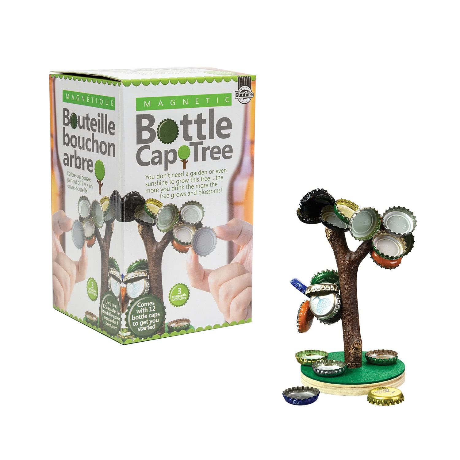Funtime Gifts Bottle Cap Tree - Novelty Beer Bottle Cap Holder, EG3400