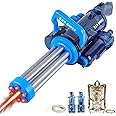 DEKILEA Gatling Electric Water Gun, Automatic Powerful Squirt Gun Long Range High Capacity WaterGun with Plumbing & Backpack, Strongest Water Blaster Cool Summer Water Toy Gifts for Kids & Adults