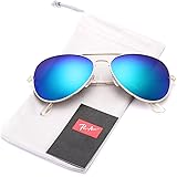 Pro Acme Aviator Sunglasses for Men Women Classic Polarized UV400 Protection