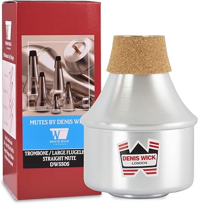 Denis Wick 5506 Extending Tube Harmon Mute for Bb Cornet Trumpet Aluminium