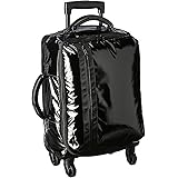 Soft sided luggage with spinner wheels