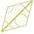 Kanayu 60 Degree Diamond Ruler Acrylic Patch Templates 60 Degree Triangle Ruler for Quilting Sewing Piecing
