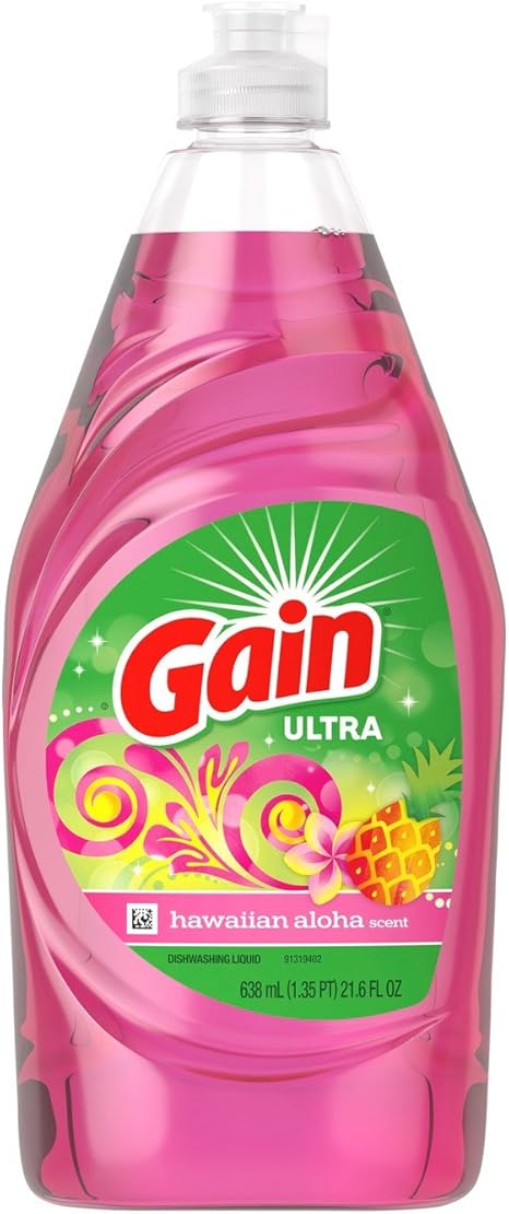 Amazon Co Jp Kcm ゲイン 食器用洗剤 ハワイアンアロハの香り 638ml Eh ドラッグストア