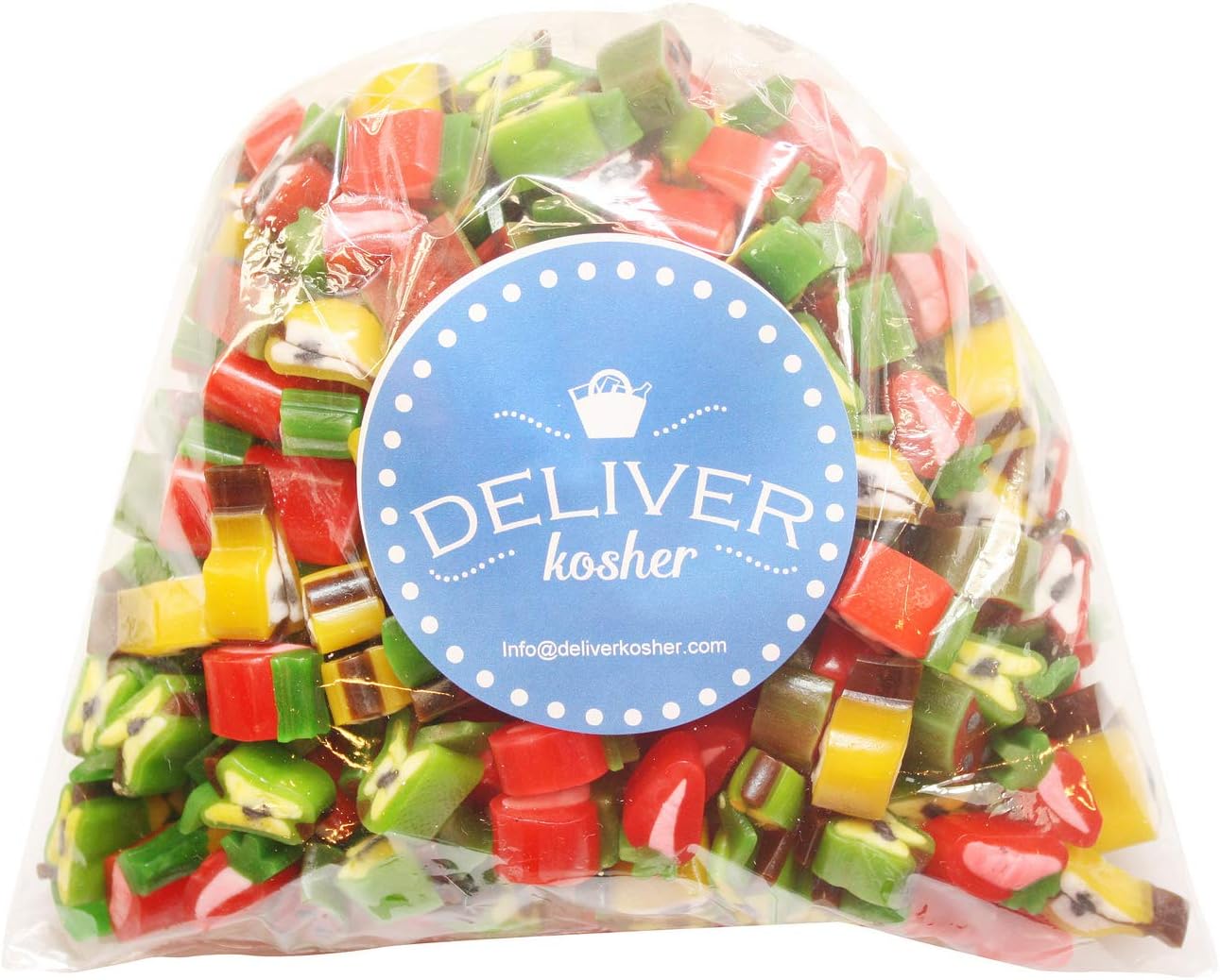 Deliver Kosher Bulk Candy - Fruit Attack! Mini Fruit Chews - 1lb Bag