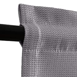 Vangao Blue Valances for Windows Basket Weave