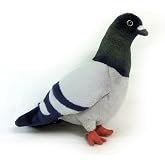 Adore 10" Rocky the Pigeon Plush Stuffed Animal Toy