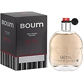 Jeanne Arthes - Boum Metal Eau De Toilette - Spray Perfume for Men - Woody Scent - Notes of Pink Pepper, Violet - Made in France - 3.38 fl.oz