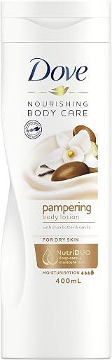 Dove Indulgent Nourishment Body Lotion Shea Butter Dry Skin 400ml view 1
