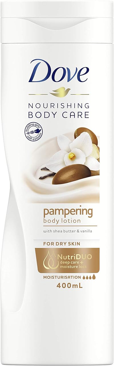 Dove Indulgent Nourishment Body Lotion Shea Butter Dry Skin 400ml