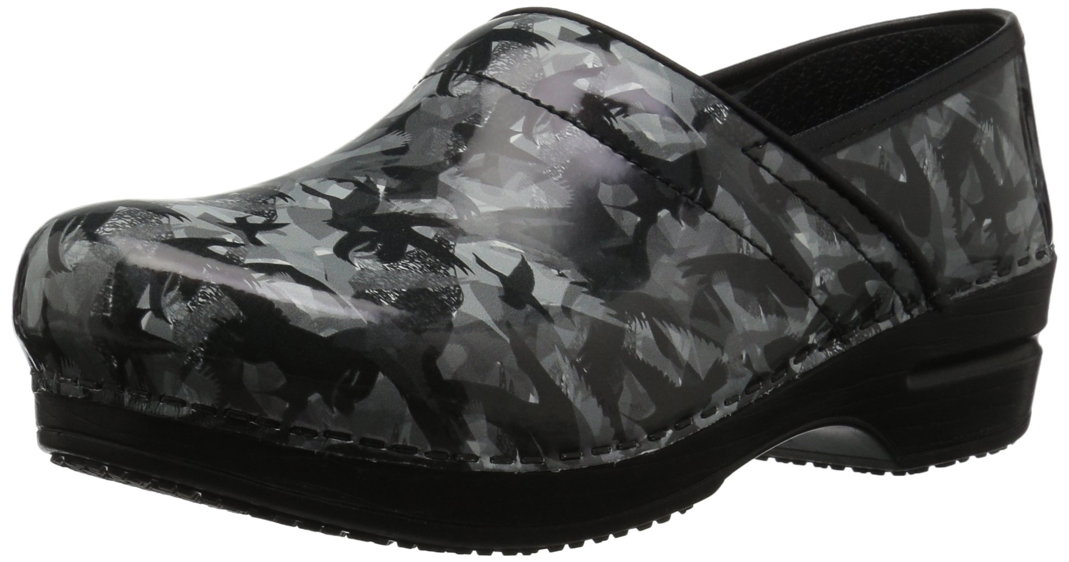 sanita patent leather clogs