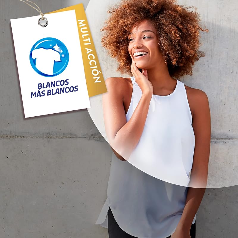 Oxi Advance - Quitamanchas Multibeneficio Y Blanqueador Para Ropa Blanca, En Polvo, Sin Lejía, 1,2kg