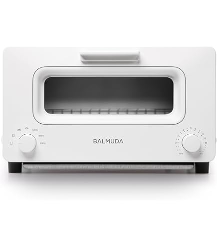 BALMUDA The Toaster | Steam Oven Toaster | Compact Size 14.1
