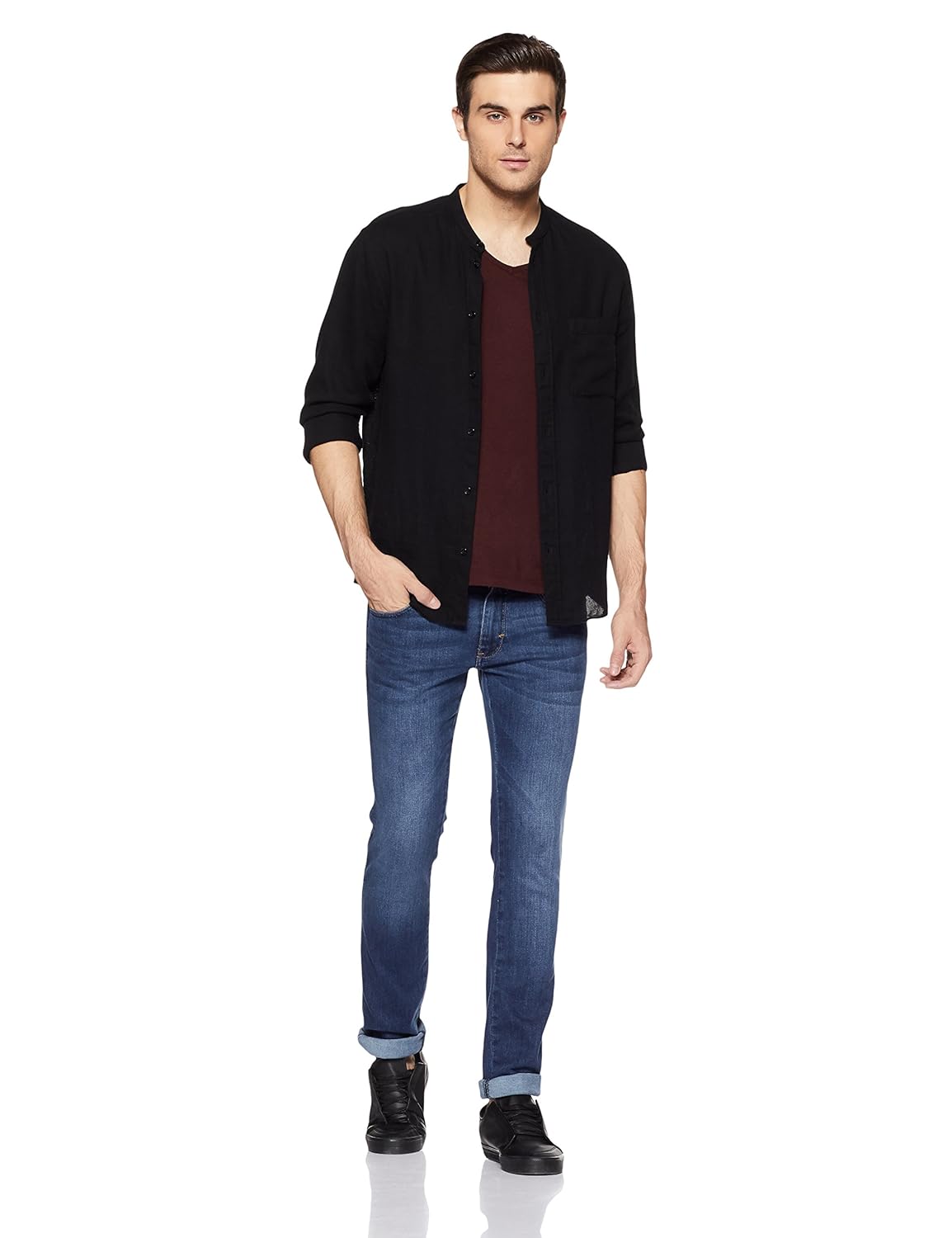 wrangler men's slim fit jeans