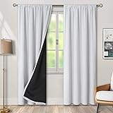 BGment Long Blackout Curtains for Living Room 90