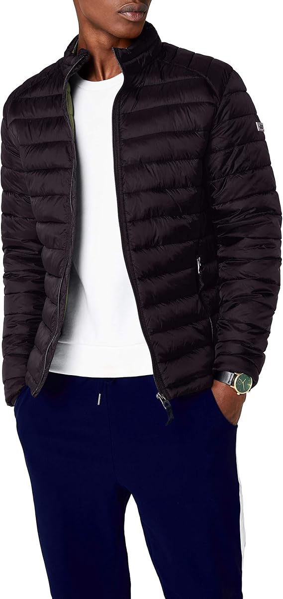 ESPRIT Herren Jacke 107CC2G011, Schwarz (Black 001), Large