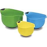 Cuisinart Set of 3 BPA-free Mixing Bowls, Multicolored