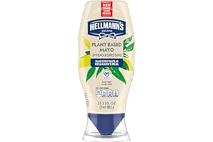 Hellmann's Vegan Dressing and Spread Vegan 1 Ct for a Rich, Creamy Plant-Based Alternative to Mayo Same Great Taste, Plant Based, Free From Eggs 11.5 oz