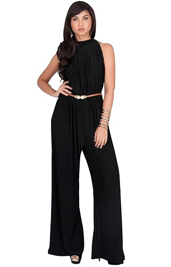 halter neck pantsuit