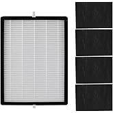 HP700 Filters Replacement Compatible with Hunter HP700 / H-HF700-VP/H-PF700 Air Purifie, 1 H13 True H-EPA Filter+ 4 x Activated carbon used for Kitchen,Living Room,Bedroom,Office