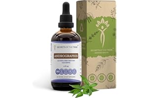 Secrets of the Tribe Andrographis Alcohol-Free Liquid Extract, Fah talai jone, Chuan Xin Lian, Andrographis paniculata Tincture Supplement (4 FL OZ)