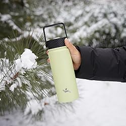 Konokyo Insulated Water Bottle with Straw,22oz 3