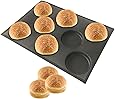 Bluedrop Hamburger Baking Molds Silicone Bun Bread Forms Non Stick ...