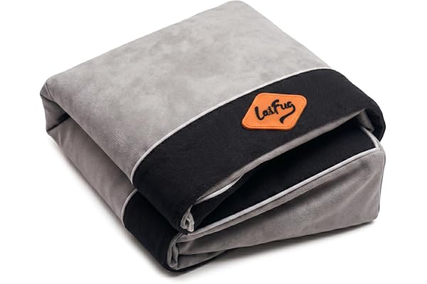 LaiFug Extra Large Pet/Dog Bed Removable Washable Cover (Jumbo Replacement Cover (50"x36"x10") Slate Grey)