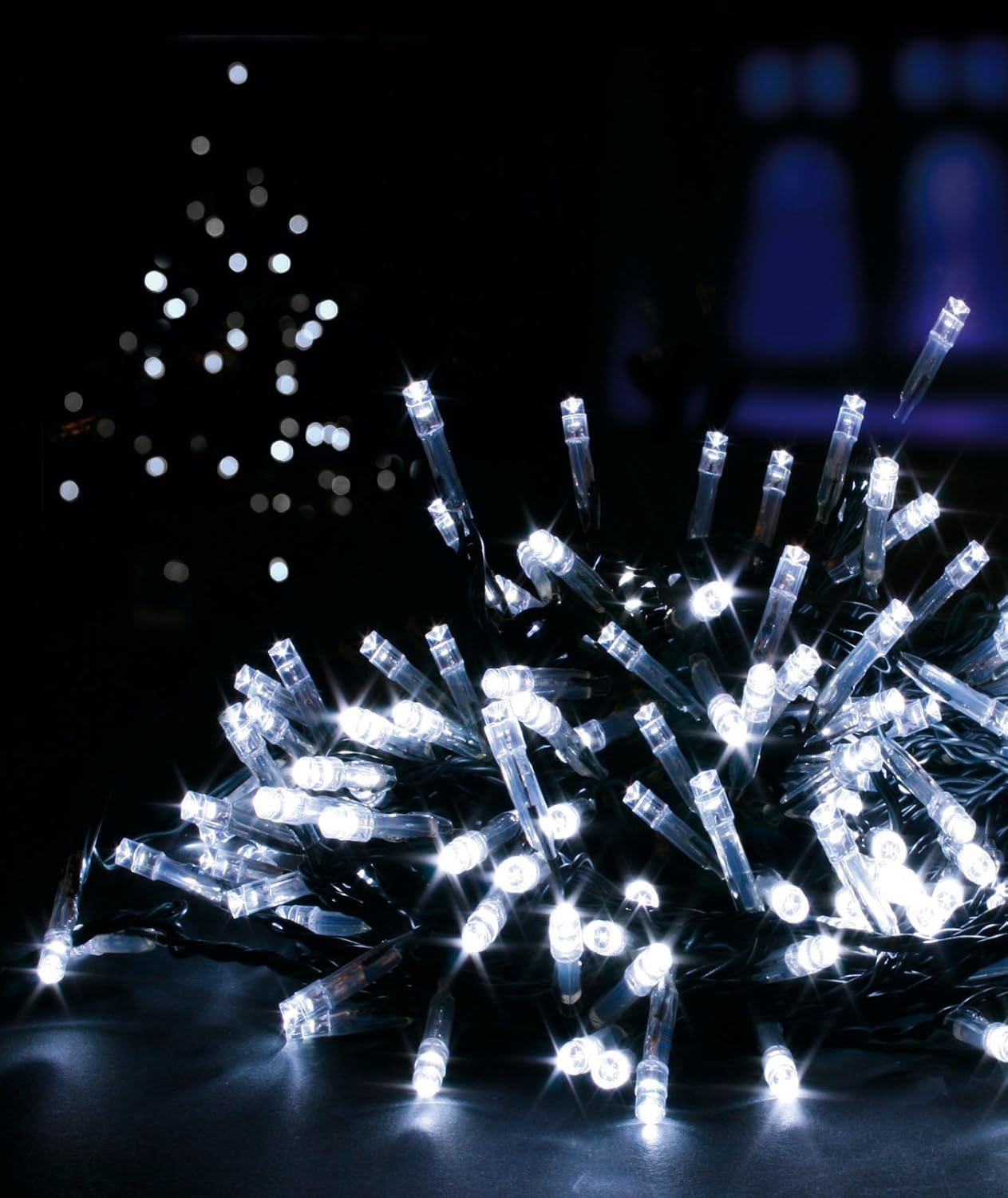 Premier Decorations – Luces navideñas de LED para Interiores y Exteriores Con Temporizador