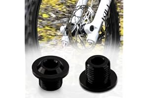 URLWALL Upgraded Front Fork Axle Nut for Sur Ron Light Bee S/X Talaria Sting L1E/X160/X260, CNC Aluminum Alloy Anti-Rust Durable Front Wheel Axle Cap Screws Cover (Black, Front Fork Axle Nut)