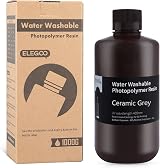 ELEGOO Water Washable 3D Resin 405nm LCD UV-Curing Grey 1000G view 6