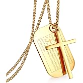 Cupimatch Viking Norse Thor Hammer Necklace Stainless Steel Pendant Necklace Amulets for Men Viking Gifts 27in Chain with Wolf Head and Hammer Vintage for Valentine's Day