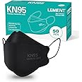 LEMENT KN95 Face Masks,50 Pack Breathable Cup Dust Disposable Masks For Adult,Teenager