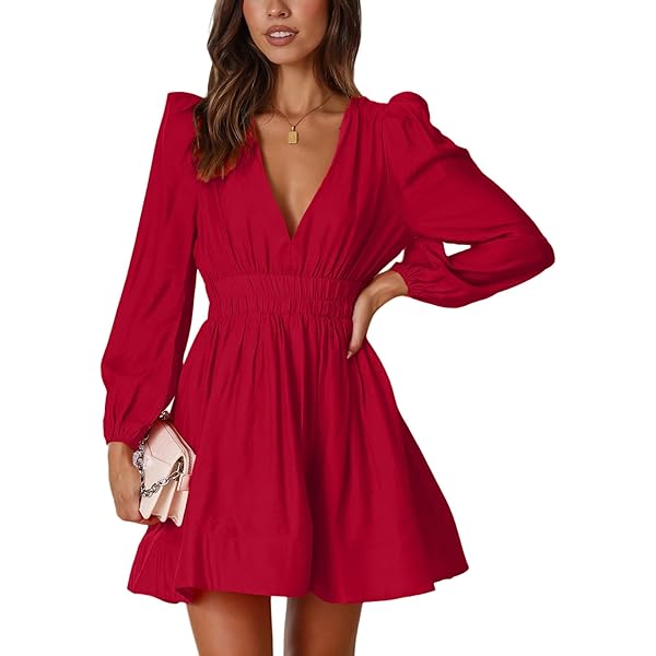Free People Women's Can't Help It Mini Dress, Red, Large at Amazon Women's  Clothing store
