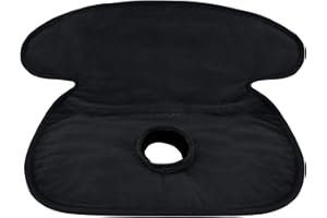 INFANZIA Dry Seat, Car Seat Protector Waterproof Carseat Liner Potty Training Toddlers, Baby and Infants, Piddle Pad for Carseats Strollers (Black, 1 Pack