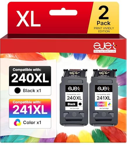 Cartucce Compatibili Canon 2 Cartucce D'Inchiostro A Colori Ricondizionate CL-241 XL Per Stampanti Canon PIXMA Serie MG/MX Toner Brother Mfc L2750dw
