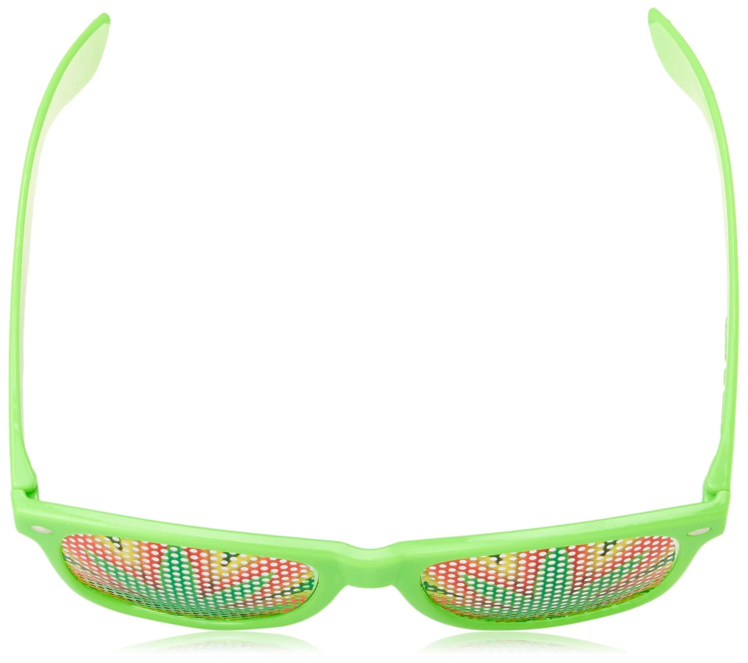 Weed Sunglasses Funny Wayfarer Shades Green Leaf Glasses