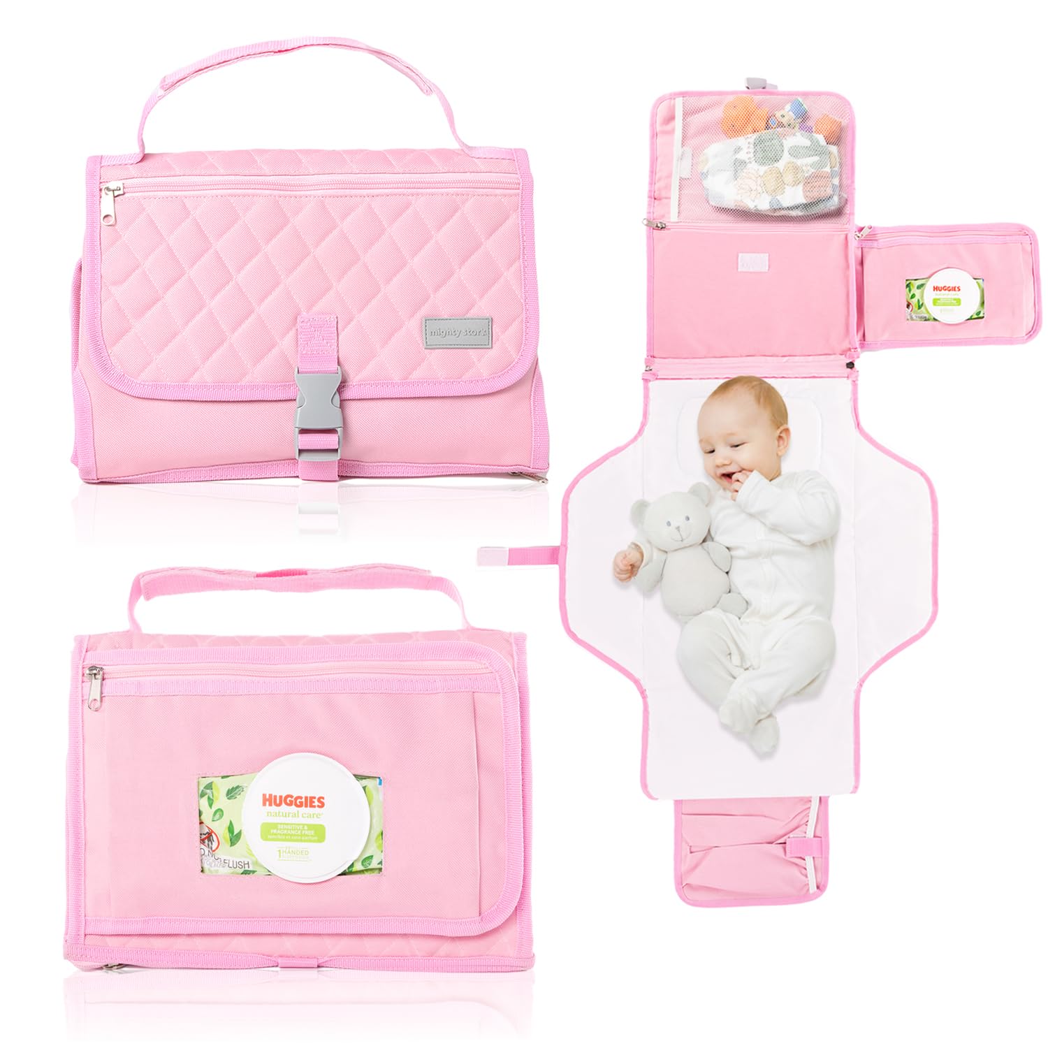 Mighty Stork Portable Diaper Changing Pad
