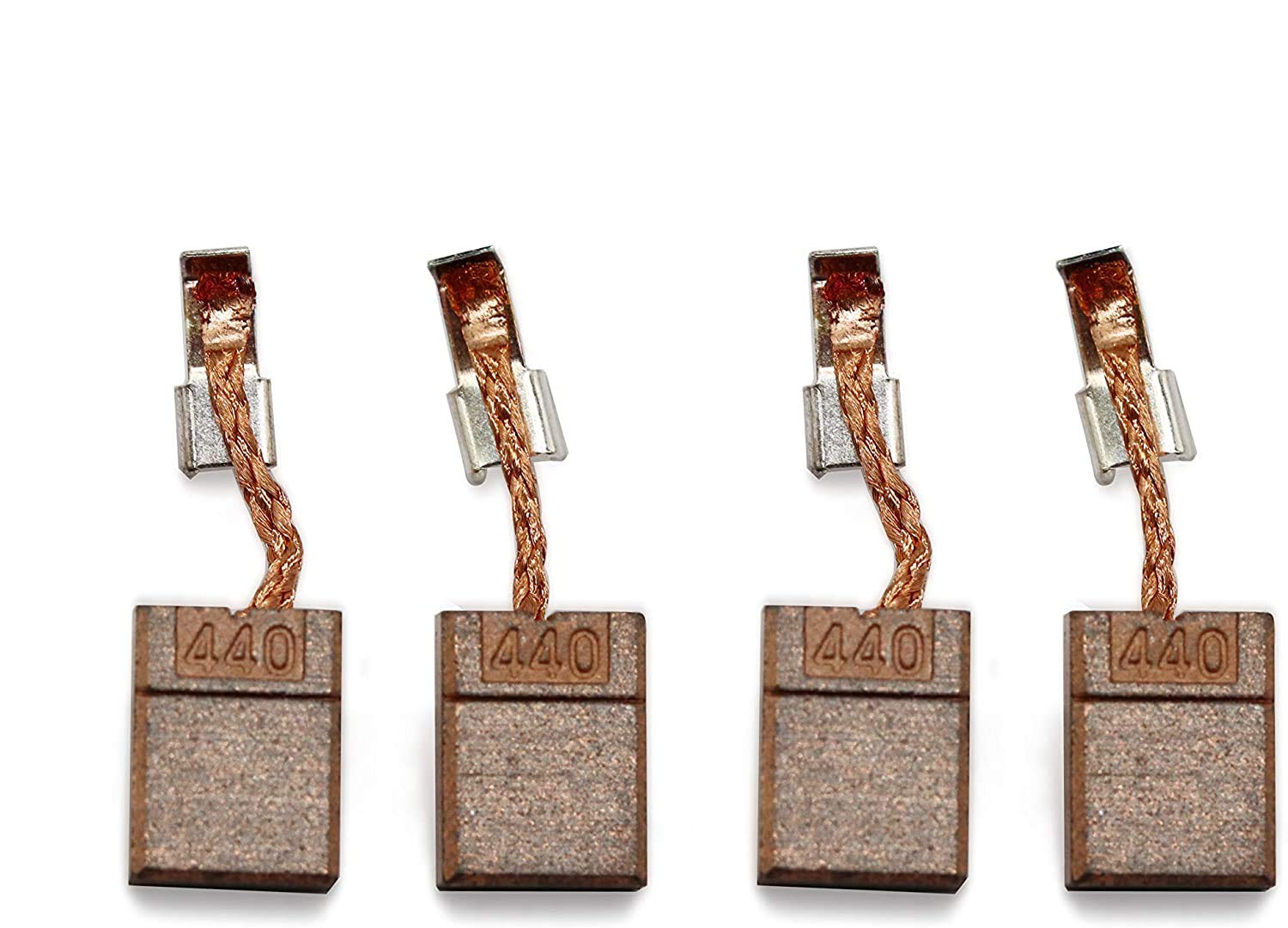 4 PCS CB440 Carbon Motor Brushes Compatible with M-ki-a CB-440 / CB-448 / CB-436/195021-6/194427-5/194159-4, Replacement Part for Electric Tools